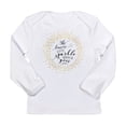 thumbnail image 1 of CafePress - She Leaves A Little Sparkle Faux Gold Long Sleeve - Long Sleeve Infant T-Shirt, 1 of 2