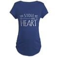 thumbnail image 1 of CafePress - She Stole My Heart Maternity Dark T Shirt - Maternity Dark T-Shirt, 1 of 3