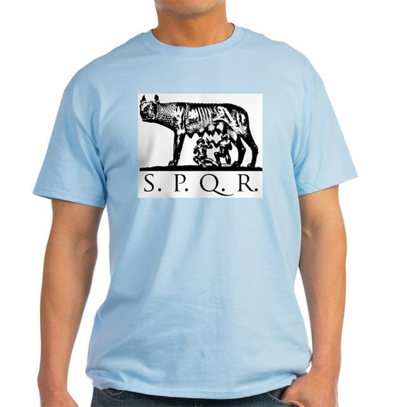 CafePress - She Wolf SPQR Light T Shirt - Light T-Shirt - CP