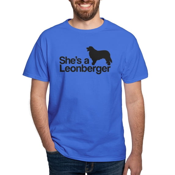 CafePress - She's A Leonberger T Shirt - Men's Classic Graphic Cotton T-Shirt