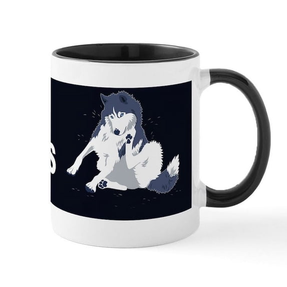 CafePress - Shed_Happens_Lg Large Mug - 11 oz Ceramic Mug - Novelty Coffee Tea Cup