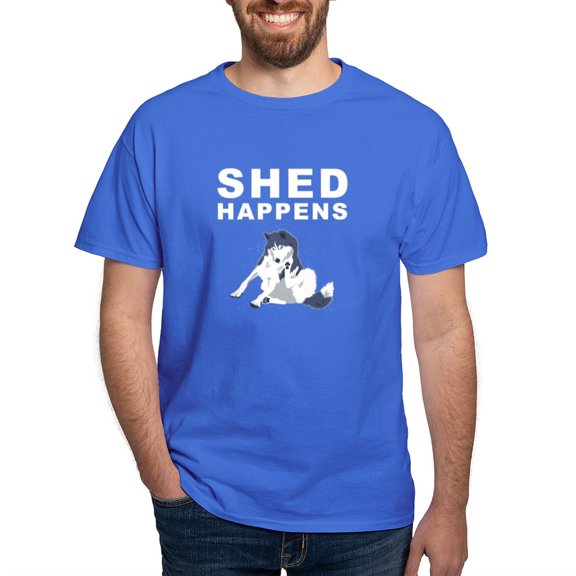 CafePress - Shed Happens T Shirt - Men's Classic Graphic Cotton T-Shirt