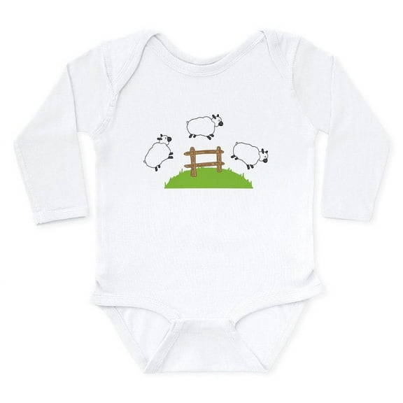 CafePress - Sheep Body Suit - Long Sleeve Infant Bodysuit