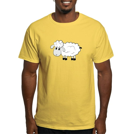 CafePress - Sheep Light T Shirt - Men's Classic Graphic T-Shirt