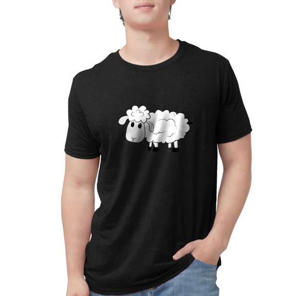 CafePress - Sheep Men's Deluxe T Shirt - Mens Tri-blend T-Shirt
