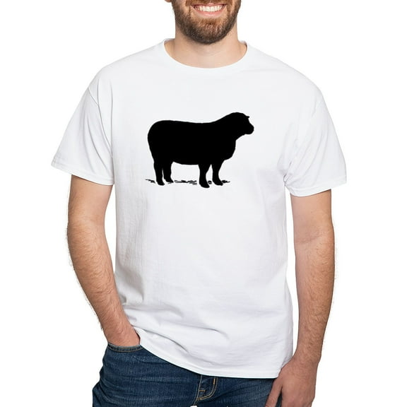CafePress - Sheep T Shirt - Men's White Classic Cotton T-Shirts