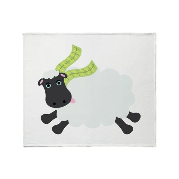 CafePress - Sheep Wool Scarf Ireland Throw Blanket - Soft Fleece Throw Blanket, 50"x60" for All Ages