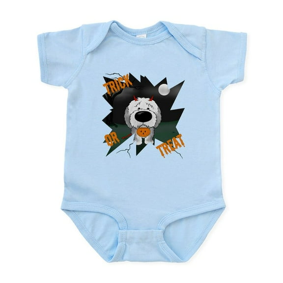 CafePress - Sheepdog Devil Halloween Infant Bodysuit - Baby Light Bodysuit, Size Newborn - 24 Months