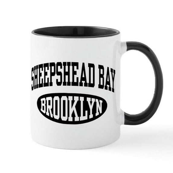 CafePress - Sheepshead Bay Brooklyn Mug - 11 oz Ceramic Mug - Novelty Coffee Tea Cup