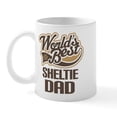 thumbnail image 1 of CafePress - Sheltie Dad Gift Mug - 11 oz Ceramic Mug - Novelty Coffee Tea Cup, 1 of 3