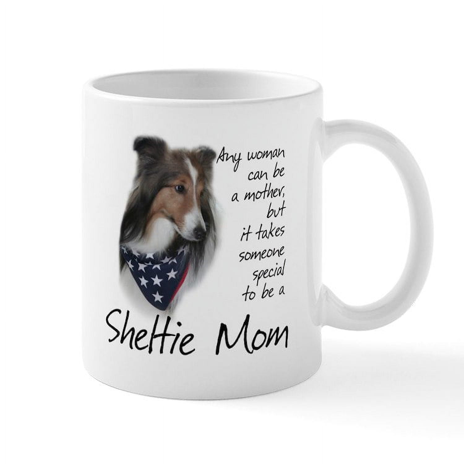 Sheltie MS922 Tasse à Café En Forme De Chien De Berger Tricolore Des