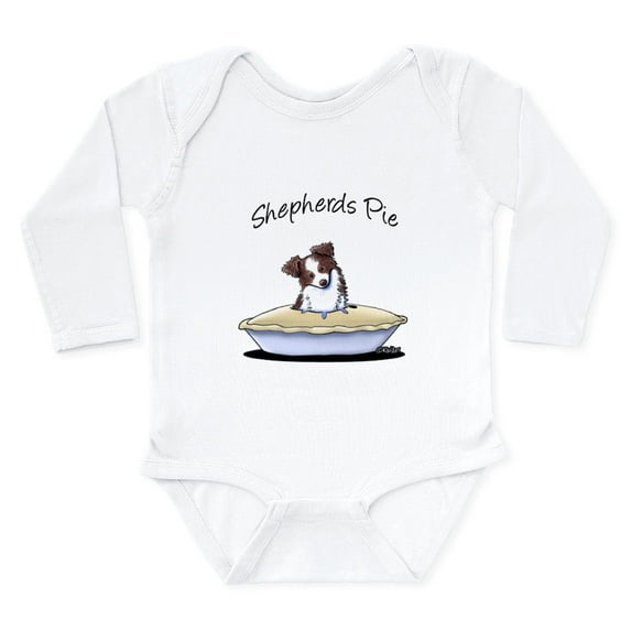 CafePress - Shepherds Pie Long Sleeve Infant Bodysuit - Long Sleeve Cotton Baby Bodysuit