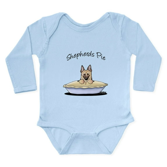 CafePress - Shepherds Pie Long Sleeve Infant Bodysuit - Long Sleeve Cotton Baby Bodysuit