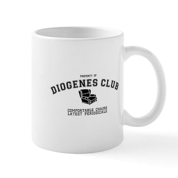 CafePress - Sherlock Holmes Diogenes Club Mug - 11 oz Ceramic Mug - Novelty Coffee Tea Cup