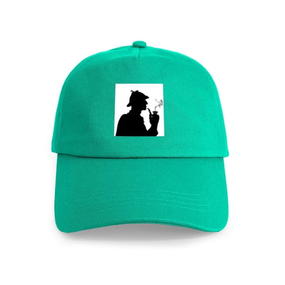 CafePress - Sherlock, Pondering Cap - Adjustable 100% Brushed Unisex Casual Cotton Baseball Cap, Beige, 1