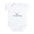 thumbnail image 1 of CafePress - Shh... I'm Rebooting Infant Bodysuit - Baby Light Bodysuit, Size Newborn - 24 Months, 1 of 4