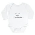 thumbnail image 1 of CafePress - Shh... I'm Rebooting Long Sleeve Infant Bodysuit - Long Sleeve Cotton Baby Bodysuit, 1 of 4
