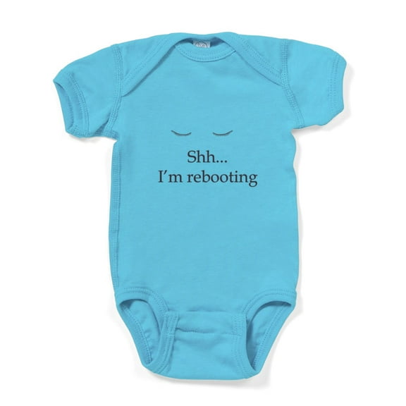 CafePress - Shh... Im Rebooting - Cute Infant Bodysuit Baby Romper