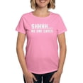 thumbnail image 1 of CafePress - Shhhh... No One Cares Women's Dark T Shirt - Women's Traditional Fit Dark T-Shirt, 1 of 4