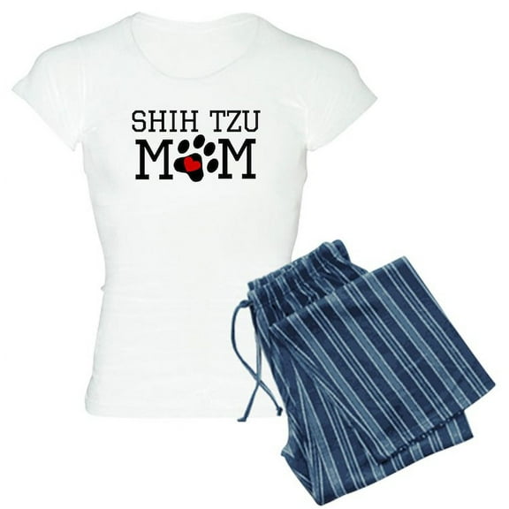 CafePress - Shih Tzu Mom Pajamas - Women's Light Pajamas