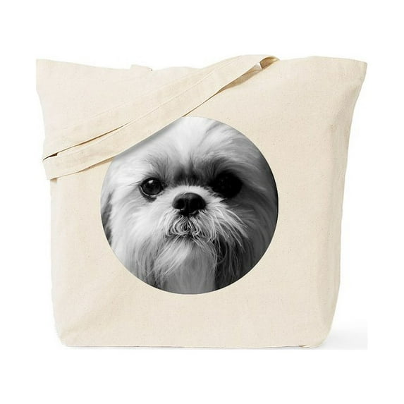 CafePress - Shih Tzu Photo Tote Bag - Unisex Canvas Tote Bag, Beige, 1-Piece