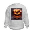 thumbnail image 1 of CafePress - Shiny Jack O' Lantern - Kids Sweatshirt, Youth Crew Neck Sweatshirt, 1 of 4