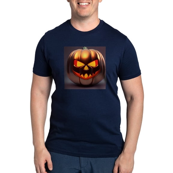 CafePress - Shiny Jack O' Lantern Men's Eco Sport T Shirt - Men's Dark Eco Sport T-Shirt