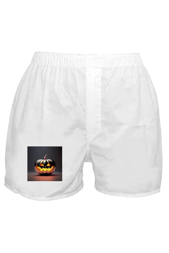 - Shiny Jack O' Lantern - Men's Novelty Boxer Shorts