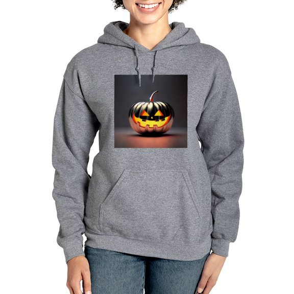 CafePress - Shiny Jack O' Lantern - Pullover Hoodie, Classic & Comfortable Hooded Sweatshirt