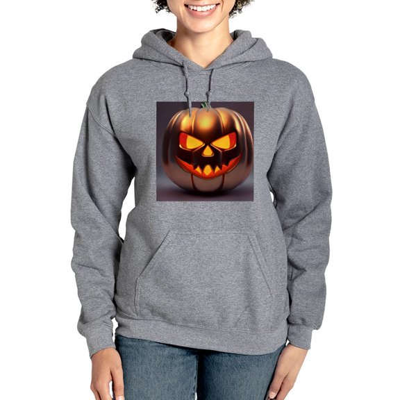 CafePress - Shiny Jack O' Lantern - Pullover Hoodie, Classic & Comfortable Hooded Sweatshirt