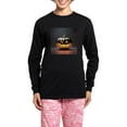 thumbnail image 1 of CafePress - Shiny Jack O' Lantern - Women's Long Sleeve Dark Pajamas, 1 of 7