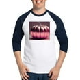 thumbnail image 1 of CafePress - Shiny Pink Pumpkin - Cotton Baseball Jersey, 3/4 Raglan Sleeve Shirt, 1 of 4