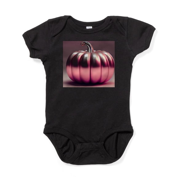 CafePress - Shiny Pink Pumpkin - Cute Infant Bodysuit Baby Romper - Size Newborn - 24 Months