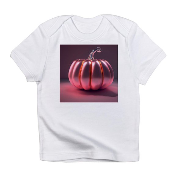 CafePress - Shiny Pink Pumpkin Infant T Shirt - Infant T-Shirt