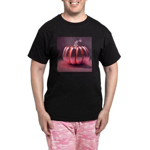 CafePress - Shiny Pink Pumpkin - Men's Dark Loose Fit Cotton Pajama Set