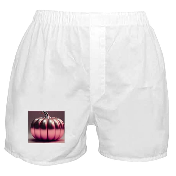 CafePress - Shiny Pink Pumpkin - Men's Novelty Boxer Shorts