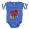 thumbnail image 1 of CafePress - Shipping Heart_Tr - Cute Infant Baby Football Bodysuit, 1 of 3