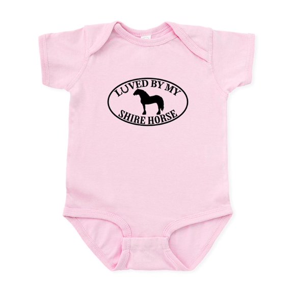 CafePress - Shire Horse Body Suit - Baby Light Bodysuit, Size Newborn - 24 Months