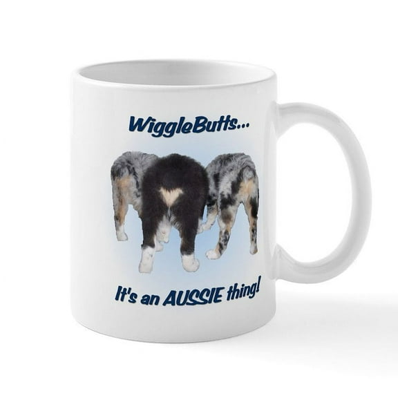 CafePress - Shirtwigglebutts Mugs - 11 oz Ceramic Mug - Novelty Coffee Tea Cup