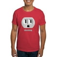 thumbnail image 1 of CafePress - Shocking Wall Outlet Dark T Shirt - Men's Classic Graphic Cotton T-Shirt, 1 of 4