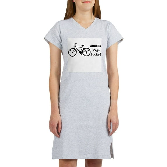 CafePress - Shocks Pegs Lucky Ash Grey T Shirt - Women's Nightshirt