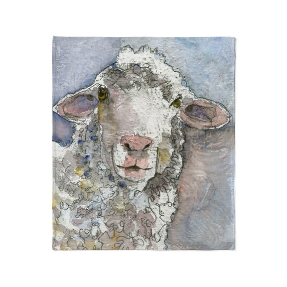 CafePress - Shorn This Way, Sheep Throw Blanket - Soft Fleece Throw Blanket, 50"x60" for All Ages