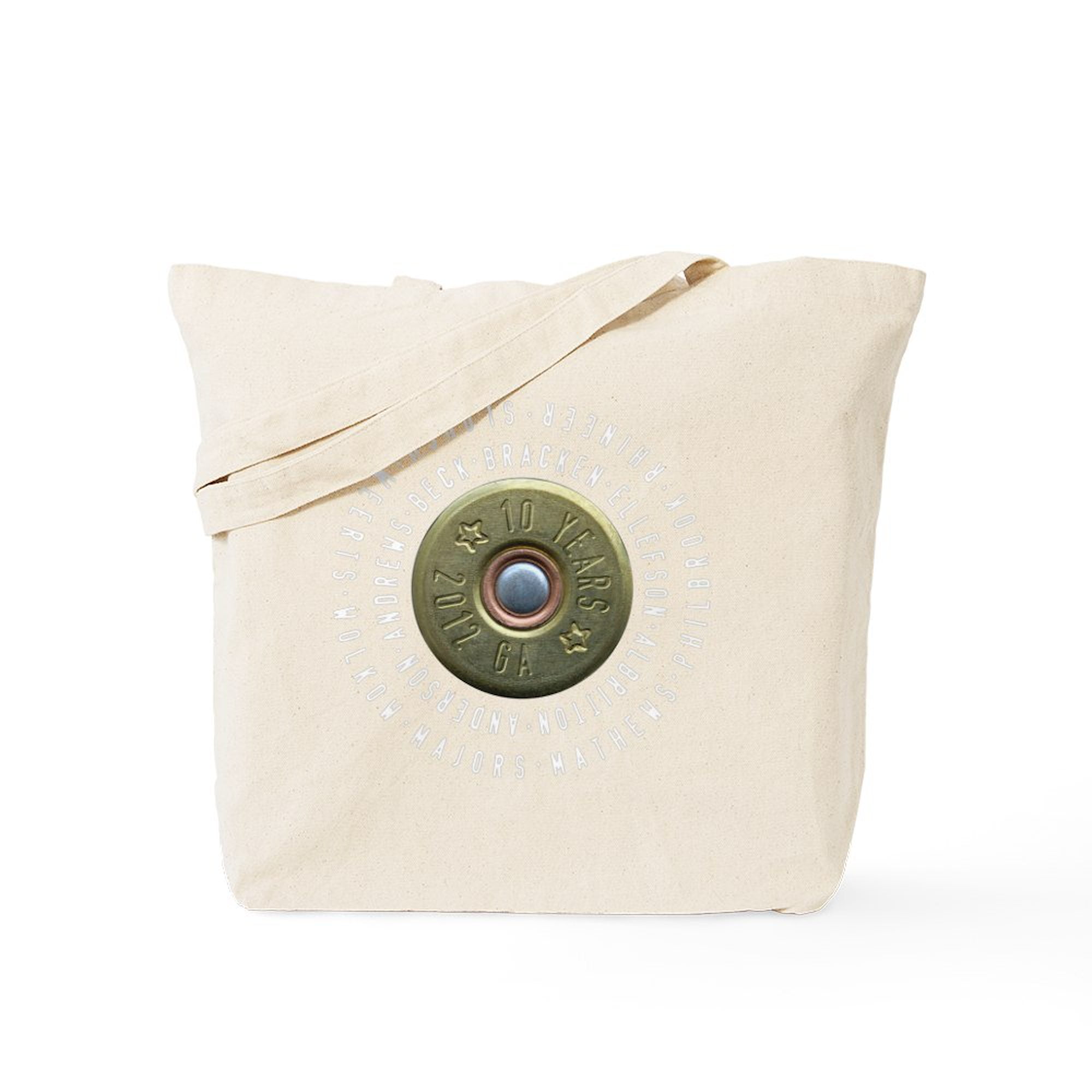 CafePress "I Love Shelling Every Day" Natural Canvas Tote Bag - Reusable Shopping Bag, Two Sizes - View #12