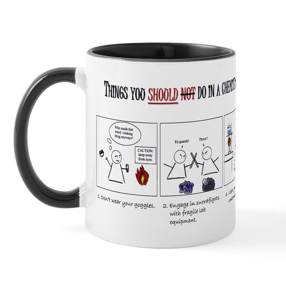 CafePress - Shoulddoinchem_Final Mugs - 11 oz Ceramic Mug - Novelty Coffee Tea Cup