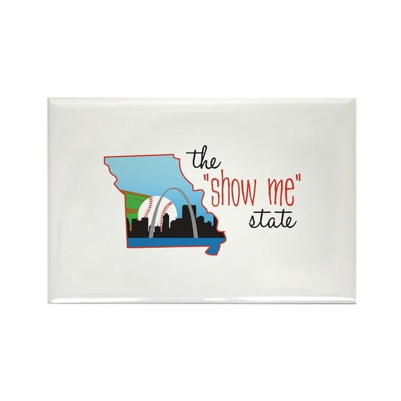 CafePress - Show Me State Magnets - Rectangle Magnet, 2"x3" Refrigerator Magnet