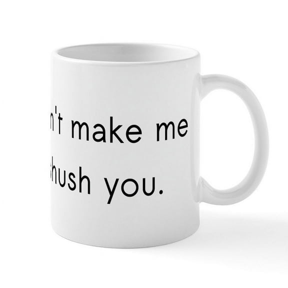 CafePress - Shush Mug - 11 oz Ceramic Mug - Novelty Coffee Tea Cup