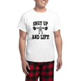 thumbnail image 1 of CafePress - Shut Up And Lift Weightlifting Men's Light Pajamas - Men's Light Loose Fit Cotton Pajama Set, 1 of 7