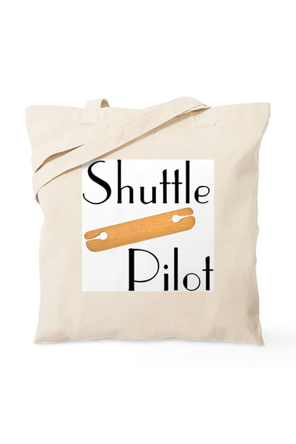 - Shuttle Pilot Tote Bag - Unisex Canvas Tote Bag, Beige, 1-Piece