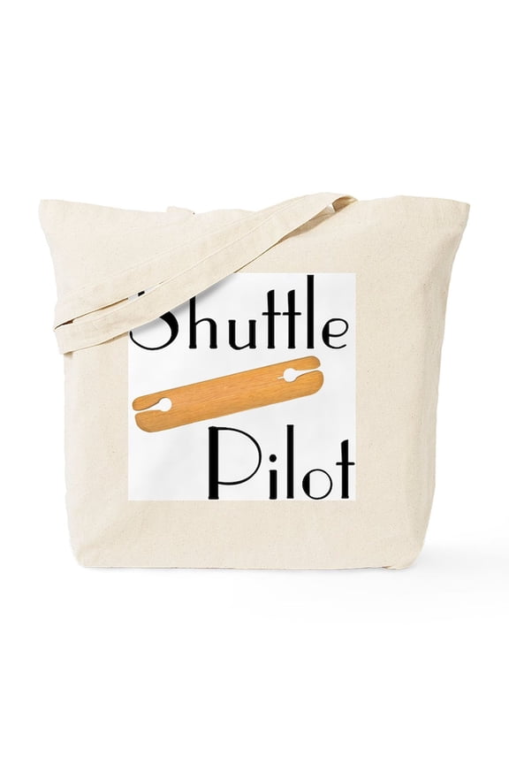 - Shuttle Pilot Tote Bag - Unisex Canvas Tote Bag, Beige, 1-Piece