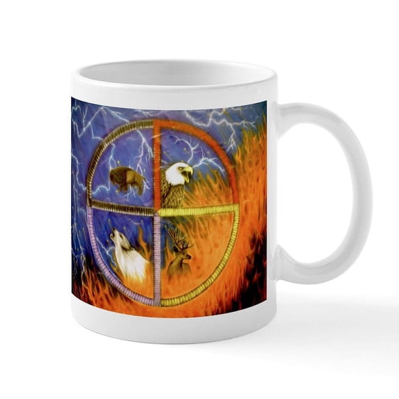 CafePress - Sicangu Mug - 11 oz Ceramic Mug - Novelty Coffee Tea Cup